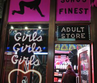 A Soho sex shop made entirely from felt!