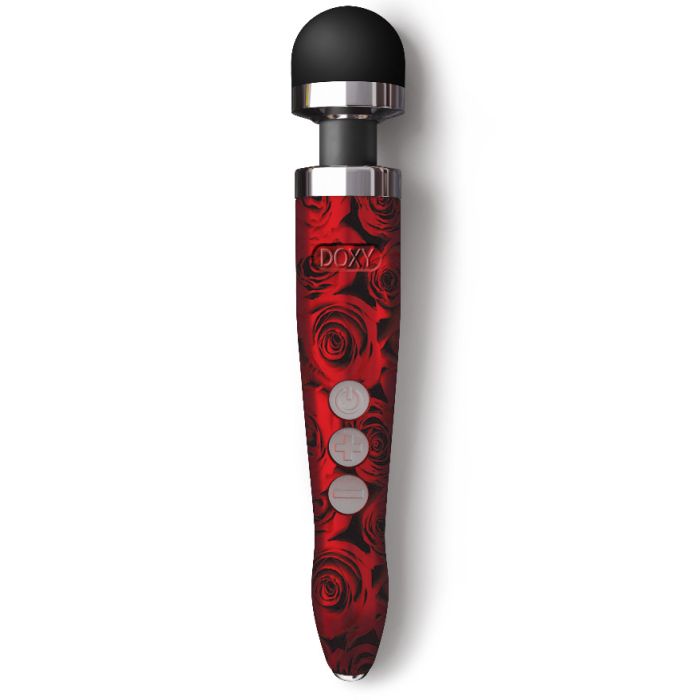Doxy Die Cast 3R Roses Rechargeable Vibrating Wand Massager, Doxy Sex