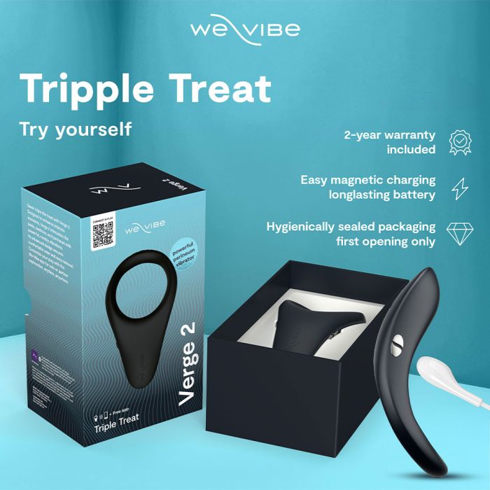 We-Vibe Verge 2 App-Controlled Vibrating Ring We-Vibe Verge 2 App-Controlled Vibrating Ring