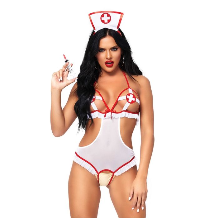 Leg Avenue Naughty Nurse Teddy