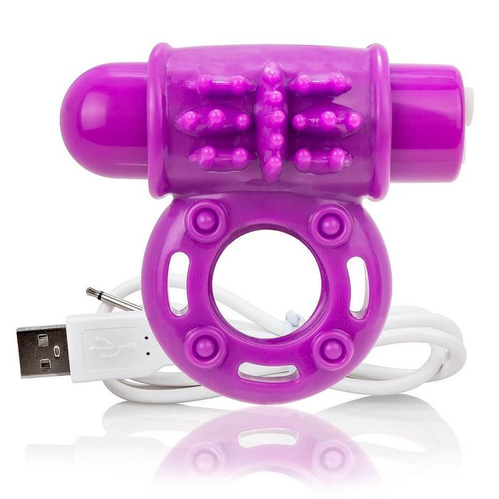 Screaming O Charged OWow Rechargeable Purple Cock Ring