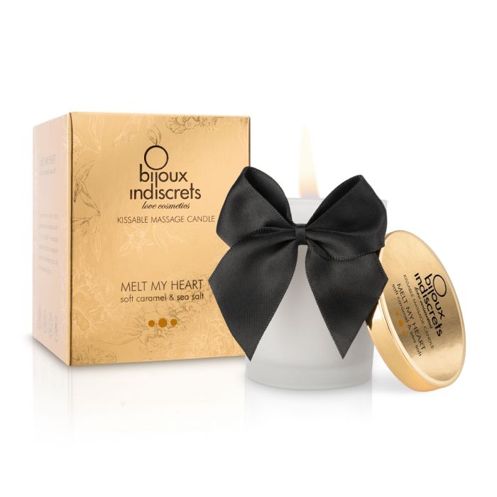 Bijoux Indiscrets Melt My Heart Edible Candle - Soft Caramel 