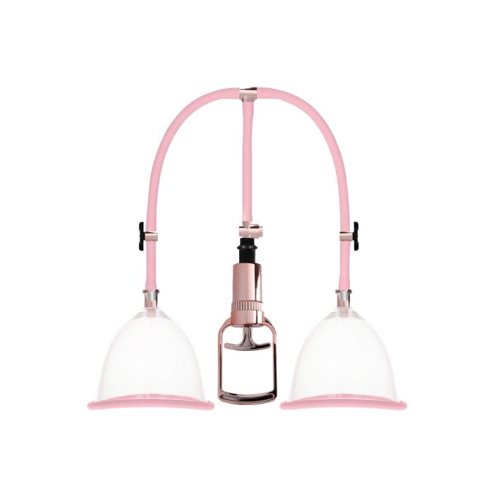 Pumped By Shots Rose Gold Breast Pump Set