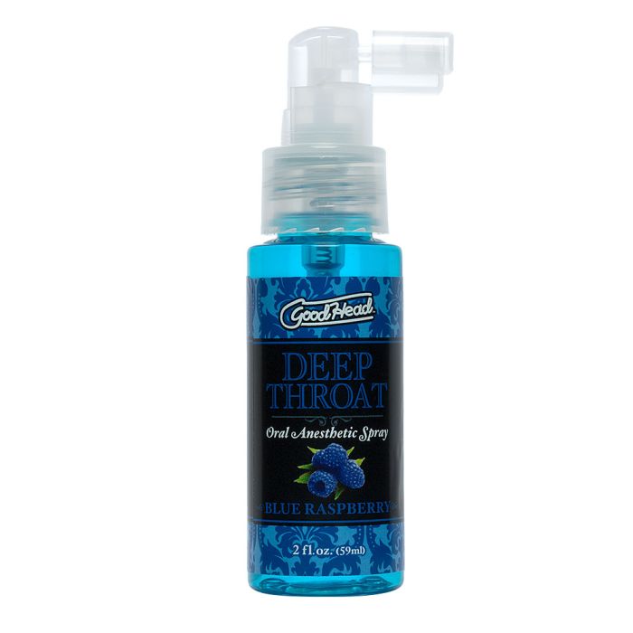Doc Johnson Good Head Deep Throat Spray Blue Raspberry