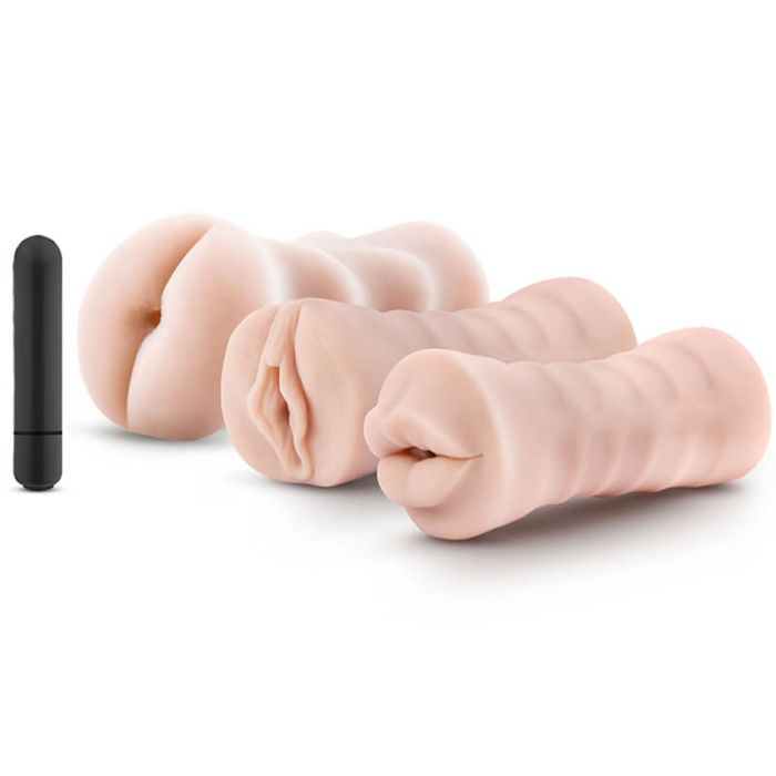 M for Men Soft & Wet Vibrating Stroker Sleeve Kit