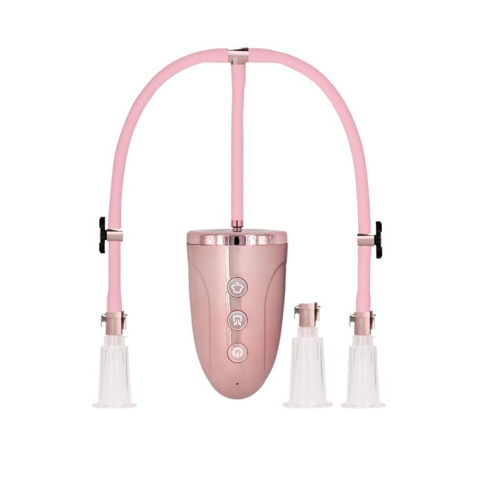Pumped Rechargeable Clitoral & Nipple Pump Set - Medium