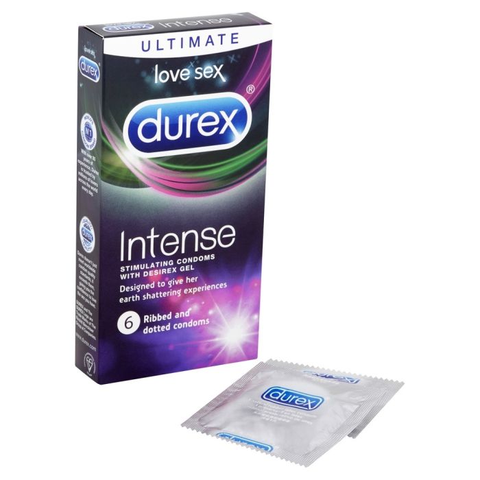 Durex Intense Condoms 6 Pack