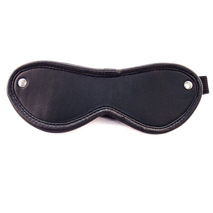Harmony Black Leather Blindfold