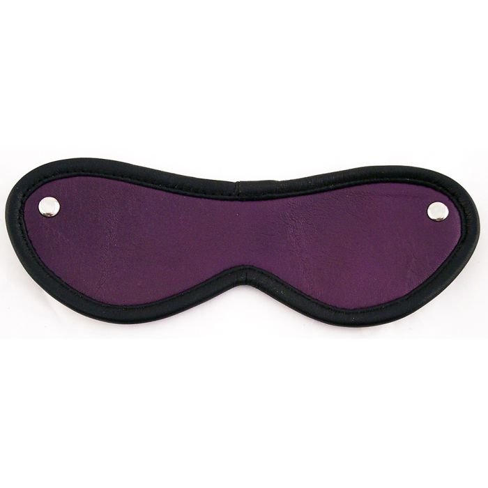 Harmony Purple Leather Blindfold