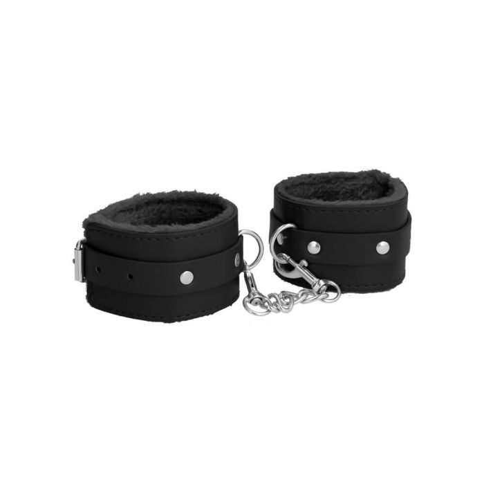 Ouch! Plush Leather Ankle Cuffs 