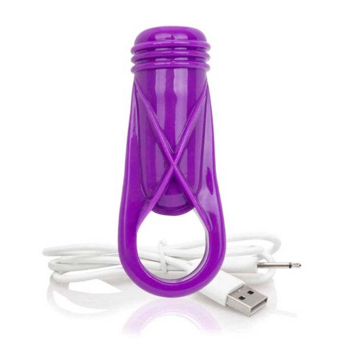 Screaming O Charged OYeah! Plus Rechargeable Purple Cock Ring