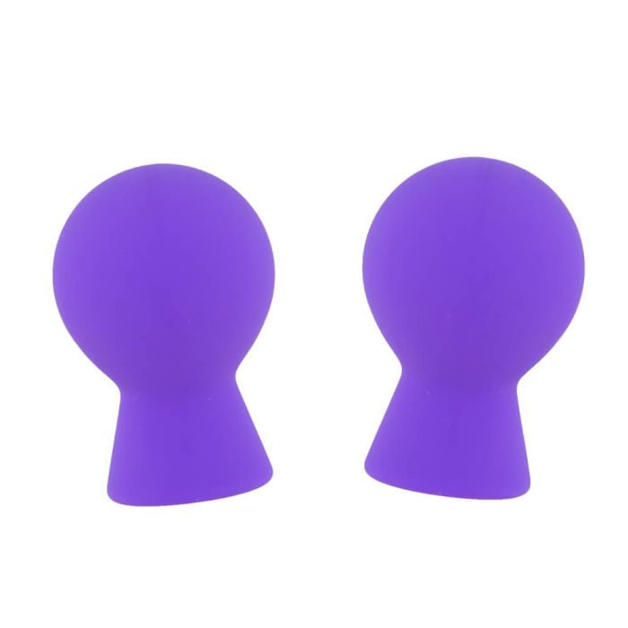 Silicone Nipple Suckers Small Purple 