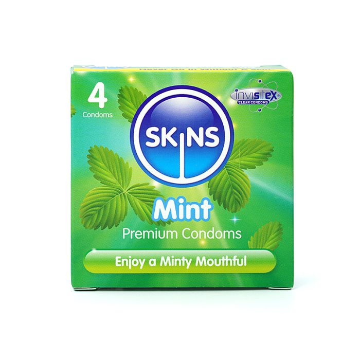 Skins Mint Flavoured Condoms by Skins