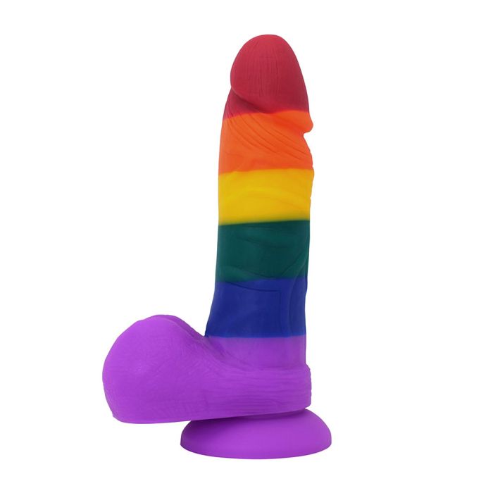 So Divine Over the Rainbow 7 Inch Silicone Dildo