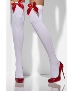 Fever Opaque Hold-Ups with Red Bows 