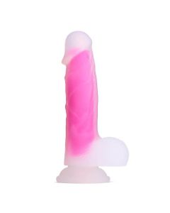 So Divine Glorious 7 Inch Real Skin Feel Pink Dildo