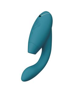Womanizer Duo 2 Rechargeable G-Spot and Clitoral Stimulator - Petrol