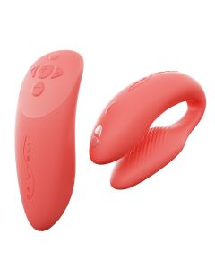 We-Vibe Chorus App and Remote Control Couples Vibrator - Crave Coral