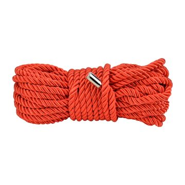 Bound to Plesae Silky Bondage Rope - Red