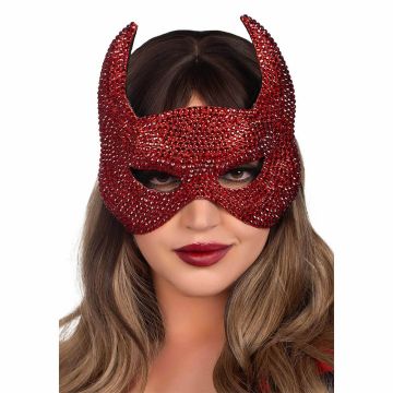 Leg Avenue Rhinestone Devil Mask