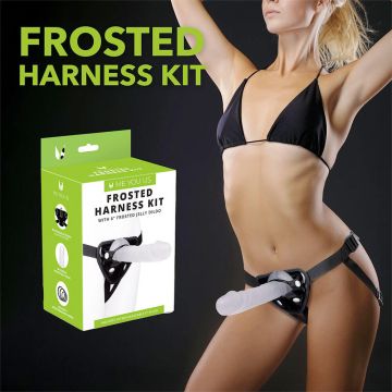 Me You Us Frosted Harness Kit with 6-Inch Jelly Dildo