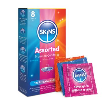 Skins Assorted Condoms - 8 Pack