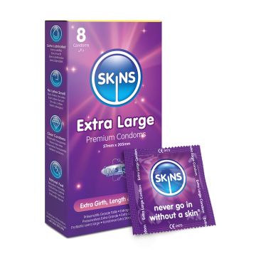 Skins Extra Large Condoms - 8 Pack