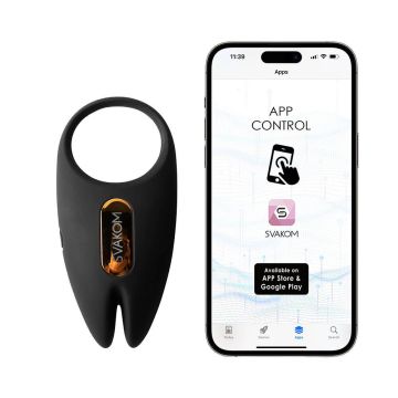 Svakom Winni 2 Remote and App Controlled Vibrating Couples Cock Ring