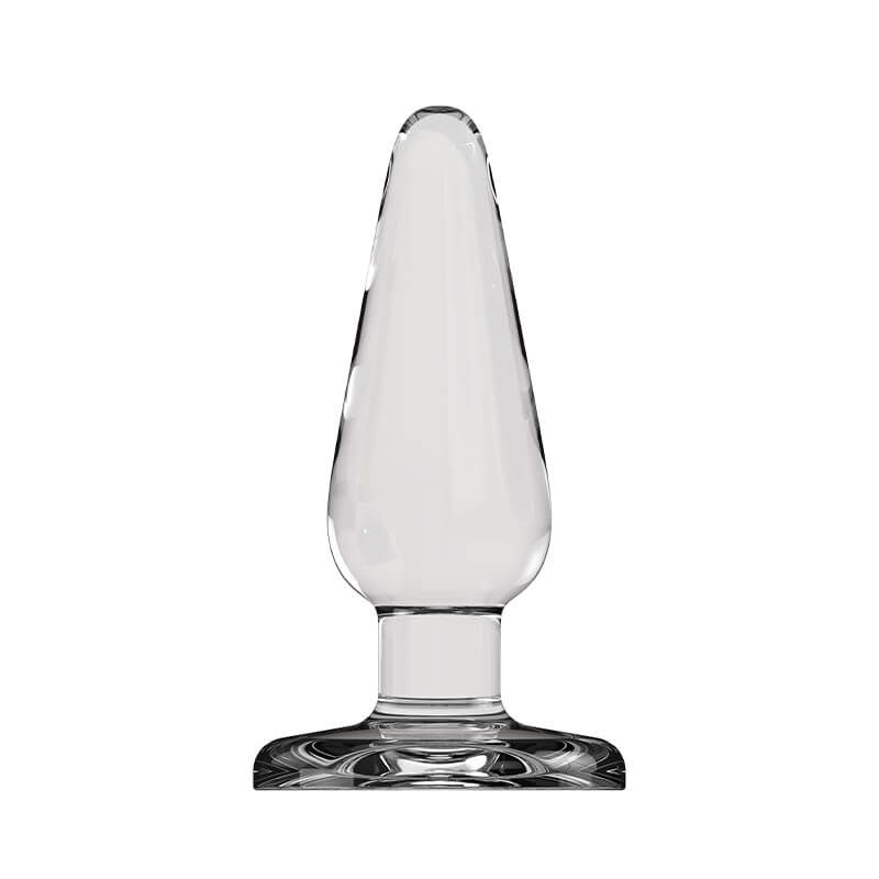 Plug & Play Glass Butt Plug 3 Inch