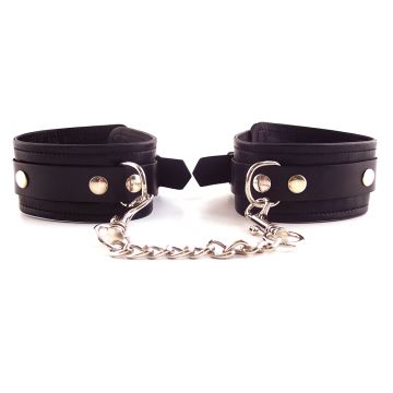 Harmony Black Leather Wrist Restraints