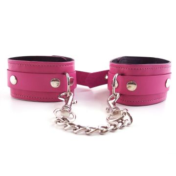 Harmony Pink Leather Wrist Restraints