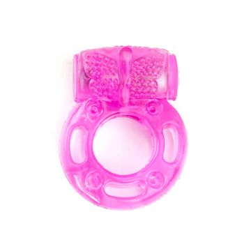 BMS Factory Vibrating Cock Ring Pink