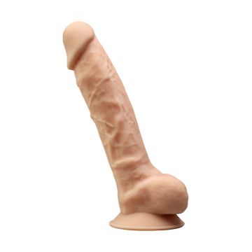 Silexd Premium Silicone Dual Density 9 Inch Dildo with Balls