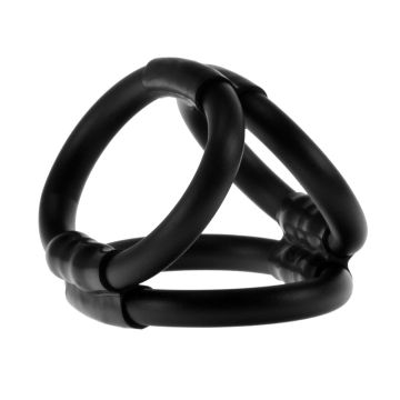 Tri Ring Flexible Cock Cage