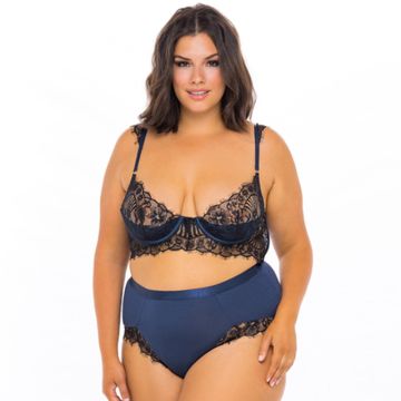 Oh La La Cheri Nicole Jersey and Lace Bra Set