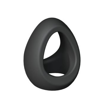 Love to Love Flux Silicone Cock Ring - Black Onyx