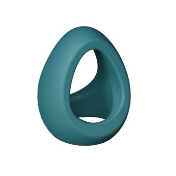 Love to Love Flux Silicone Cock Ring - Teal Me
