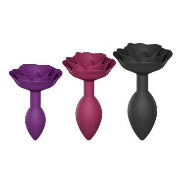 Love to Love Open Roses SIlicone Butt Plug