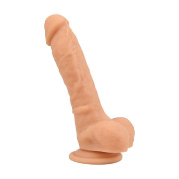 9 Inch Realistic Silicone Dildo with Balls