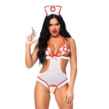 Leg Avenue Naughty Nurse Teddy