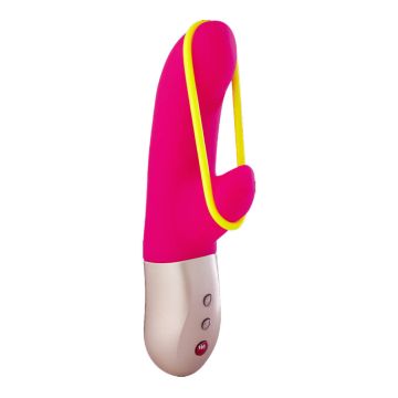 Fun Factory Amorino Mini Rechargeable G-Spot Rabbit Vibrator & Vibe Band - Pink