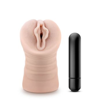 Ashley Vanilla Realistic Vibrating Male Masturbator