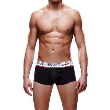 Envy Black Logo Low Rise Mesh Brief