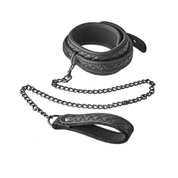 Blaze Luxury Fetish Collar and Leash