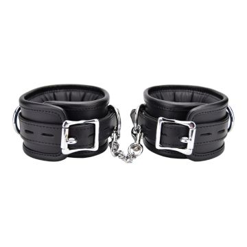 Bound Leather Ankle Restraints