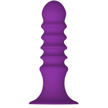 Cheeky Love Ribbed Plug with Suction Cup