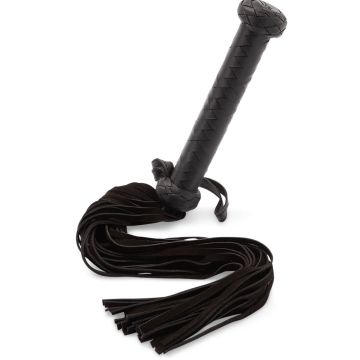 Coco de Mer Black Leather Large Flogger