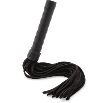 Coco de Mer Black Leather Small Flogger