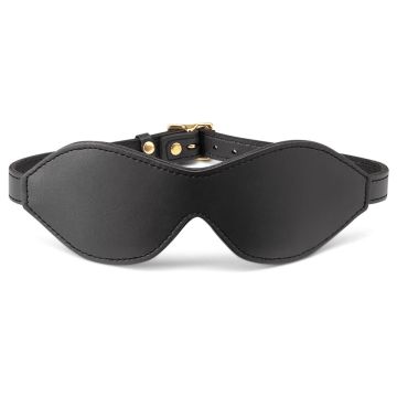 Coco der Mer Black Leather Blindfold