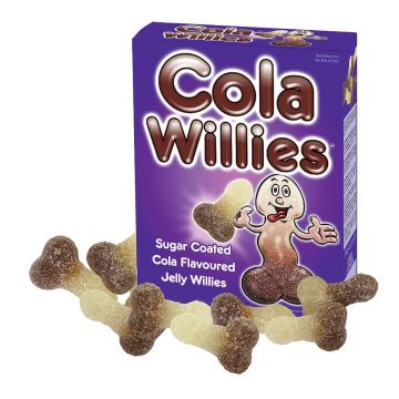 Sugar Coated Cola Flavoured Jelly Willies Sweets